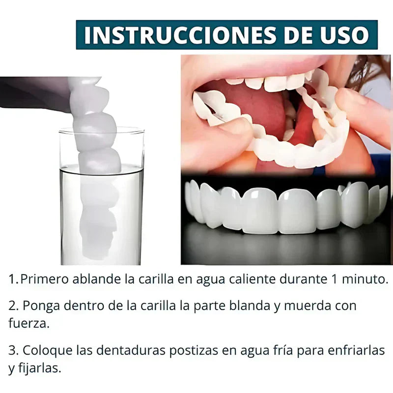 SmilePro 🦷 - Carillas Dentales Ajustables De Resina + ESTUCHE REGALO - ¡Últimas unidades! PACK 2X1